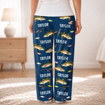 Custom Trout Fishing Gifts for Anglers - Personalized Pajama Pants - Big Fish