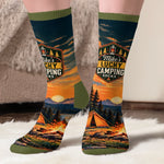 Custom Lucky Camping Gifts for Campers - Personalized Socks - Lucky Day