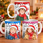 Personalized 3D Inflated Effect Printed Mug – Gift for Family, Kids, Brothers & Sisters – Joy Lives Here