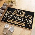 Custom Family Name Address Decor - Personalized Home Sign - Home Sweet Home