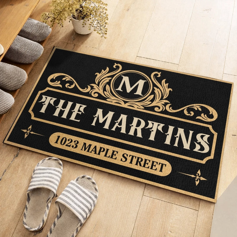Custom Family Name Address Decor - Personalized Home Sign - Home Sweet Home