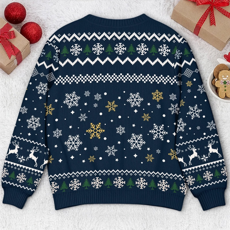 Custom I'm the Older Child Christmas Gifts for Kids - Personalized Christmas Sweater - I'm The One