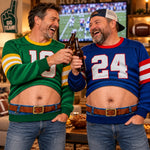 Custom American Football Bestie Gifts - Personalized Jersey-Style Sweatshirt - For My Belly