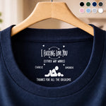 Personalized Inside Neck Print T-Shirt - Anniversary Gift For Couple, Husband, Wife - I Really Love You