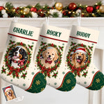 Custom Photo Pet Christmas Gifts - Personalized Christmas Stocking - Merry Christmas