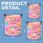Custom Squishy Collection Kids Gifts - Personalized Storage Basket - Squish More Worry Less