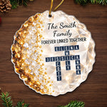 Custom Forever Linked Together Family Christmas Gifts - Personalized Acrylic Ornament - Linked Together