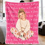 Custom Name Christmas Gifts for Kids - Personalized Blanket - Love Yourself
