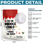 Custom Birth Order Christmas Gifts for Family - Personalized Christmas Stocking - Born To Be Spoiled