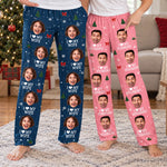 Custom I Love My Wife & Husband Couple Christmas Gifts - Personalized Pajama Pants - Nice Sleep