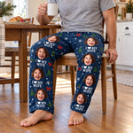 Custom I Love My Wife & Husband Couple Christmas Gifts - Personalized Pajama Pants - Nice Sleep
