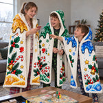 Custom Oldest Middle Youngest Child Christmas Gifts - Personalized Wearable Blanket Hoodie - The One Who Runs The Show