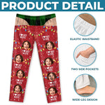 Custom I Love My Wife Couple Christmas Gifts - Personalized Pajama Pants - Nice Dream