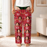 Custom I Love My Wife Couple Christmas Gifts - Personalized Pajama Pants - Nice Dream