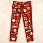 Custom Knitting Couple Pajama Gifts - Personalized Pajama Pants - My Hobby
