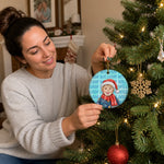 Custom Photo Christmas Portrait Gifts - Personalized Christmas Ornament - Merry Little Moments