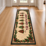 Custom Family Christmas Gifts - Personalized Runner Rug - Welcoming Space