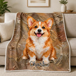 Custom Dog Name Gifts for Pet Lovers - Personalized Fleece Blanket - My Pet Style
