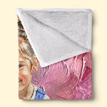 Custom Photo Kids Family Gifts - Personalized Blanket - Little Stars Paint