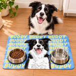 Custom Personalized Pet Portrait Gifts - Personalized Pet Mat - Made For The Star