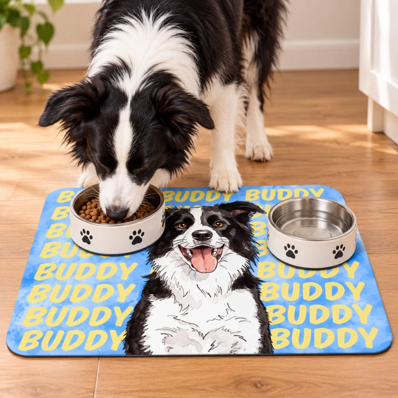 Custom Personalized Pet Portrait Gifts - Personalized Pet Mat - Made For The Star