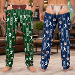 Custom Football Baseball Name Sports Fan Gifts - Personalized Pajama Pants - A True Champion