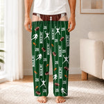 Custom Football Baseball Name Sports Fan Gifts - Personalized Pajama Pants - A True Champion
