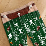 Custom Football Baseball Name Sports Fan Gifts - Personalized Pajama Pants - A True Champion