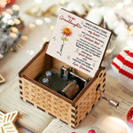 Custom To My Granddaughter Gifts - Personalized Music Box  - A Bond That Lasts Forever