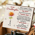 Custom To My Granddaughter Gifts - Personalized Music Box  - A Bond That Lasts Forever