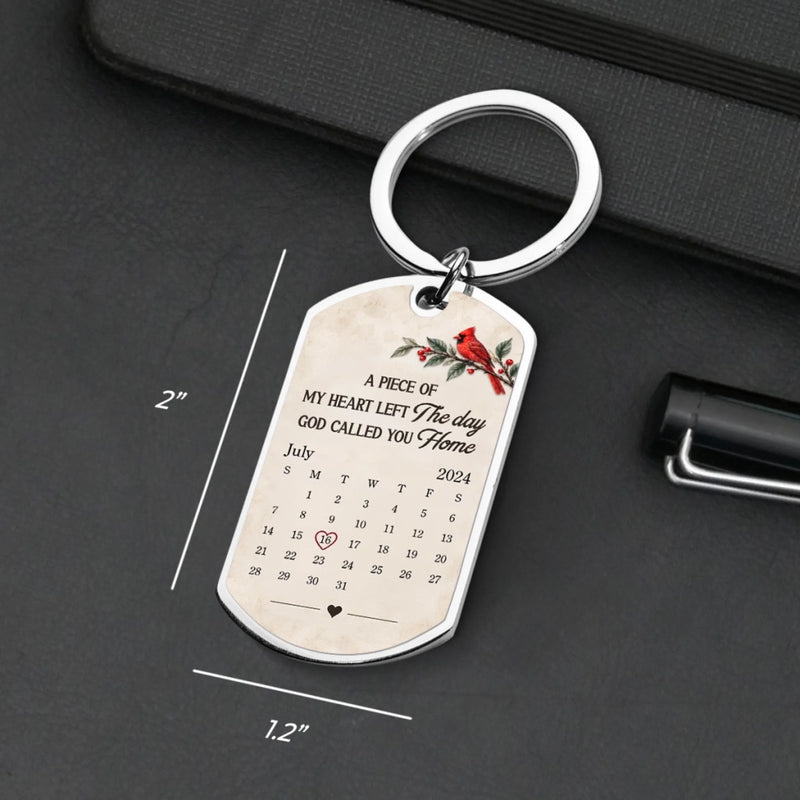 Custom Memorial Photo Keepsake Gifts - Personalized Keychain - Forever In My Mind
