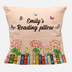 Custom Book Lover Gifts - Personalized Pocket  Pillow - Lost In A Good Book