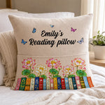 Custom Book Lover Gifts - Personalized Pocket  Pillow - Lost In A Good Book