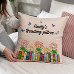 Custom Book Lover Gifts - Personalized Pocket  Pillow - Lost In A Good Book