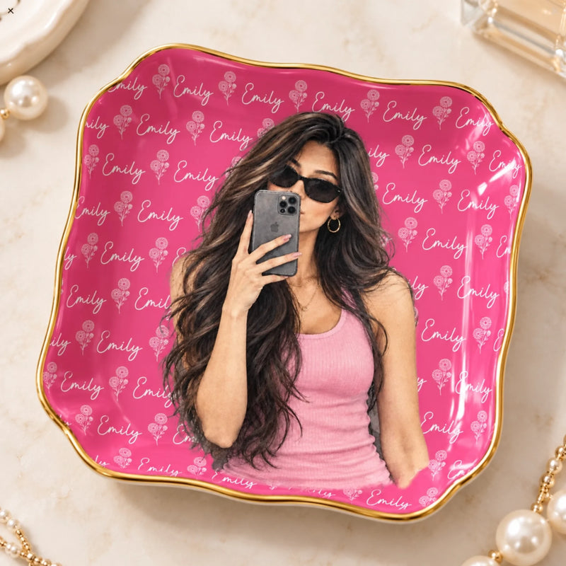 Custom Name Gifts for Women - Personalized Jewelry Dish - One Signature Look