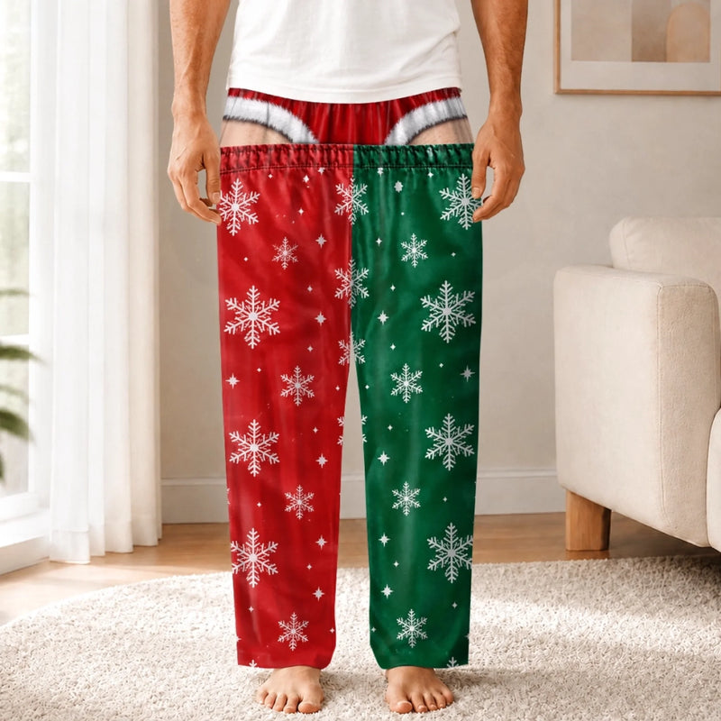 Personalized Pajama Pants - Christmas, Funny Gift For Men, Husband, Dad - We Make Naughty Look Good