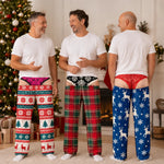 Funny Christmas Underwear Reveal Gifts for Men - Pajama Pants - Enjoy The Holiday