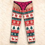 Funny Christmas Underwear Reveal Gifts for Men - Pajama Pants - Enjoy The Holiday