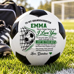 Custom Name Soccer Gifts for Daughter, Granddaughter - Personalized Soccer Ball - Play Your Best