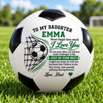 Custom Name Soccer Gifts for Daughter, Granddaughter - Personalized Soccer Ball - Play Your Best