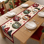 Custom Name Christmas Ornament Table Decor - Personalized Table Runner - Better Together