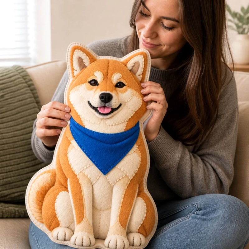 Custom Pet Photo Cat and Dog Gifts - Personalized Shaped Pillow - Pawsitive Vibes Only