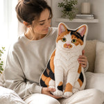 Custom Pet Photo Cat and Dog Gifts - Personalized Shaped Pillow - Pawsitive Vibes Only