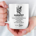 Custom Name Hair Stylist Gifts for Women - Personalized Coffee Mug - Making Hair Dreams Come True