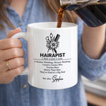 Custom Name Hair Stylist Gifts for Women - Personalized Coffee Mug - Making Hair Dreams Come True