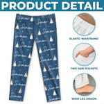 Custom Name Christmas Gifts for Families - Personalized Pajama Pants - Uniquely Made