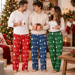Custom Name Christmas Gifts for Families - Personalized Pajama Pants - Uniquely Made
