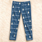 Custom Name Christmas Gifts for Families - Personalized Pajama Pants - Uniquely Made