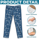 Custom Name Bow and Star Holiday Gifts for Families - Personalized Pajama Pants - Piece Of You