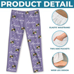 Custom Holly Name Matching Christmas Sleepwear - Personalized Pajama Pants - Made Uniquely Yours